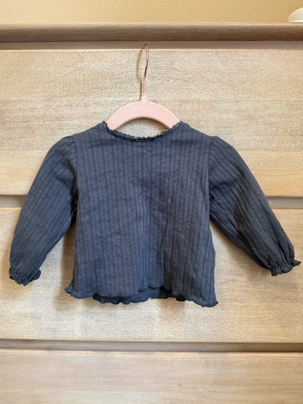 NWOT Zara Pointelle Longsleeve